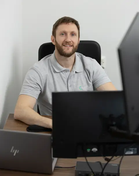 CAP team member at work